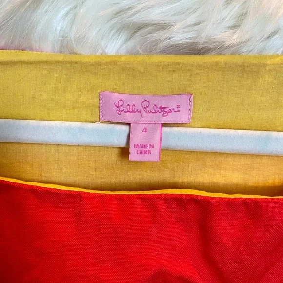 Lilly Pulitzer Red Dress with Colorful Embroidery - Picture 2 of 7